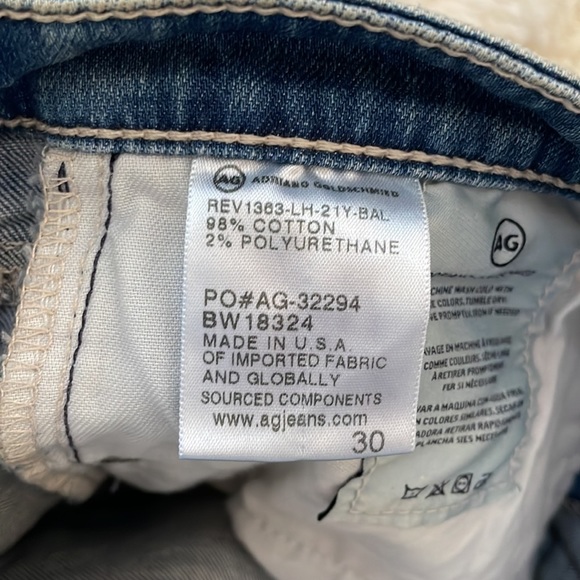 NWT AG Adriano Goldschmeid The Stilt Crop - Picture 7 of 7